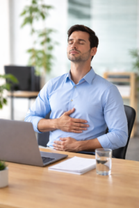 Respiration abdominale pour gérer le stress au travail